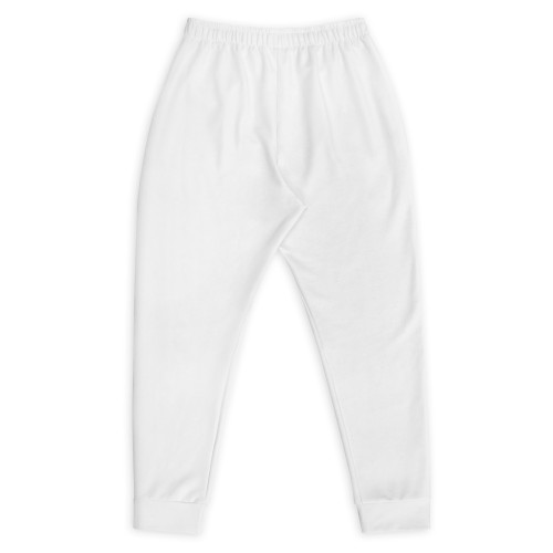 Men's White SOVERENO Joggers with a Tiger on the front - Model I