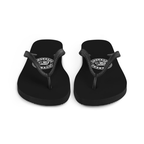 Men's Black SOVERENO Flip Flops - Model II