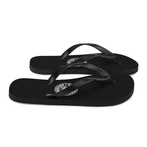 Men's Black SOVERENO Flip Flops - Model II