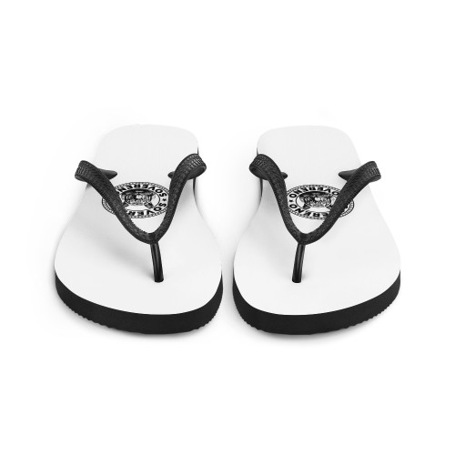 Men's White SOVERENO Flip Flops - Model I