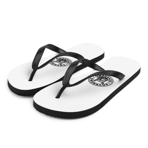 Men's White SOVERENO Flip Flops - Model I