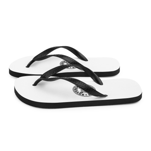 Men's White SOVERENO Flip Flops - Model I