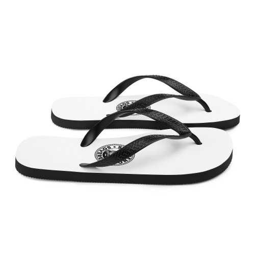 Men's White SOVERENO Flip Flops - Model I