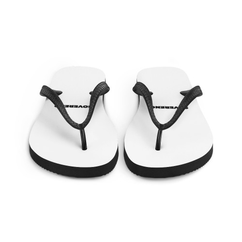 Men's White SOVERENO Flip Flops - Model III