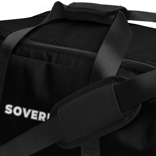 Men's Black SOVERENO Duffle Bag - Model IV