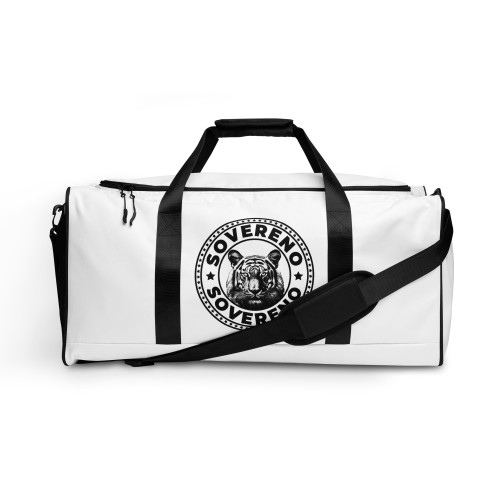 Men's White SOVERENO Duffle Bag - Model I