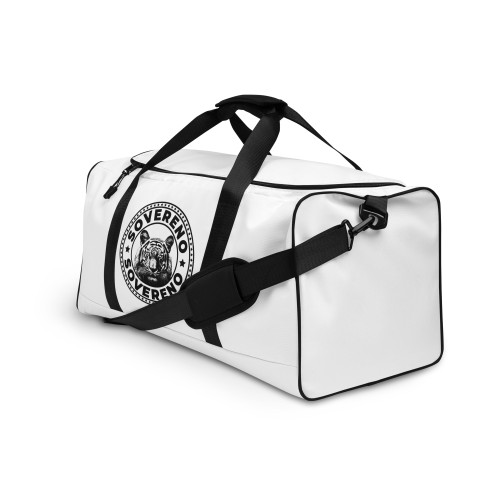 Men's White SOVERENO Duffle Bag - Model I