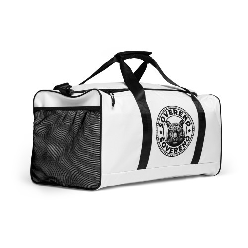 Men's White SOVERENO Duffle Bag - Model I