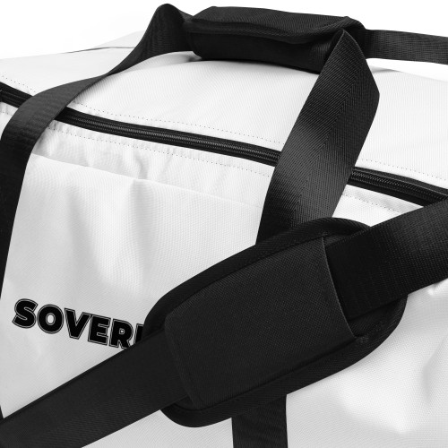 Men's White SOVERENO Duffle Bag - Model III