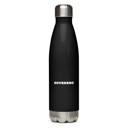 Men's Black SOVERENO Water Bottle - Model IV