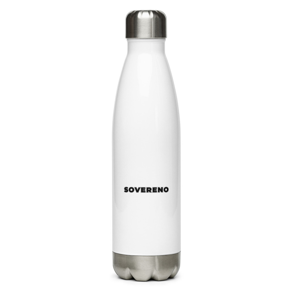 Men's White SOVERENO Water Bottle - Model III