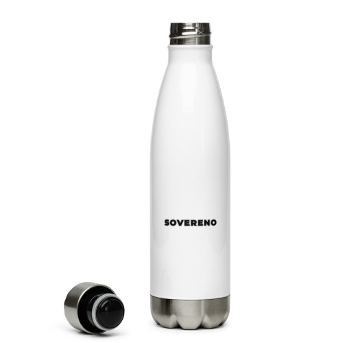 Men's White SOVERENO Water Bottle - Model III