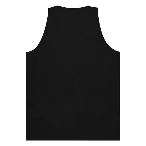 Men's Black SOVERENO Tank Top with a BIG logo on the front - Model IV