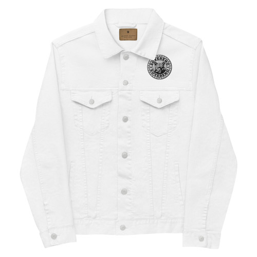 Men's White SOVERENO Classic Denim Jacket - Model II