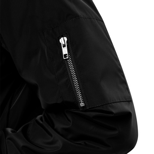 Men's Black SOVERENO Premium Bomber Jacket - Model I