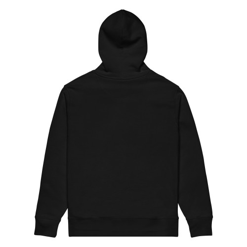 Men's Black SOVERENO Hoodie with a BIG logo on the front - Model IV