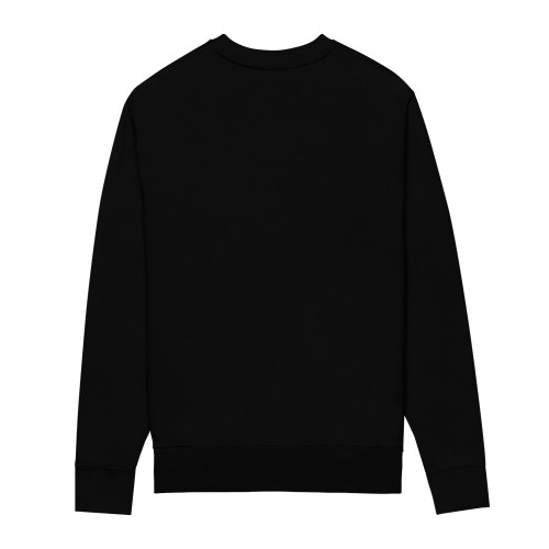 Men's Black SOVERENO Sweatshirt with a BIG logo on the front - Model IV