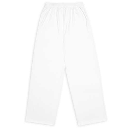 Men's White SOVERENO Pants with a logo on the front - Model III